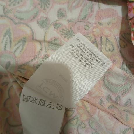 Farebný kvietkovaný midi župan, tchibo,44