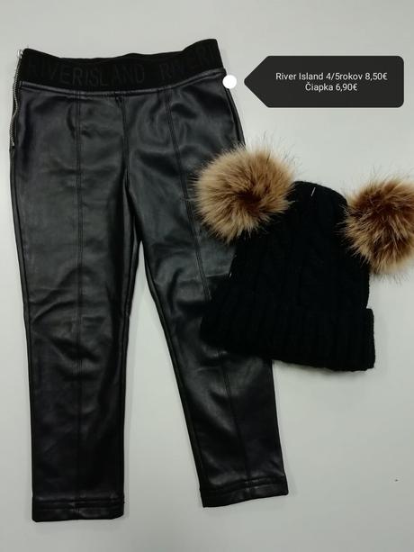 Koženkové nohavice river island, river island,110