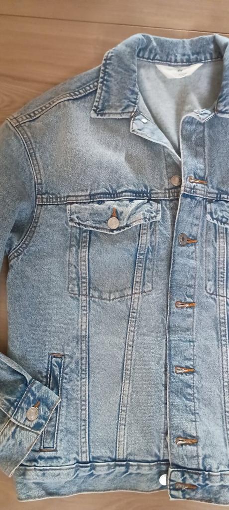 Nová riflová bunda bez vysačky, h&m,170