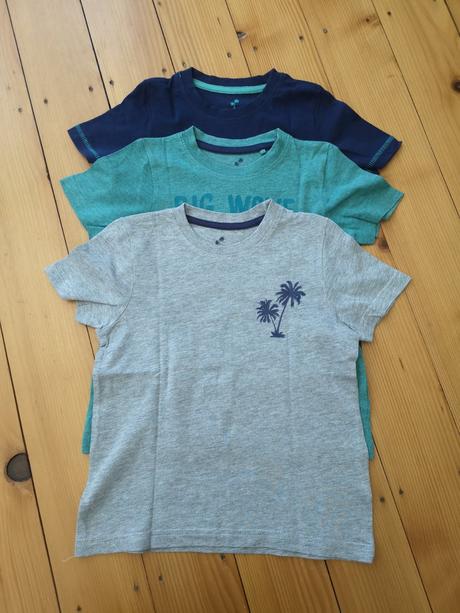 Trojpack tričiek, lupilu,104