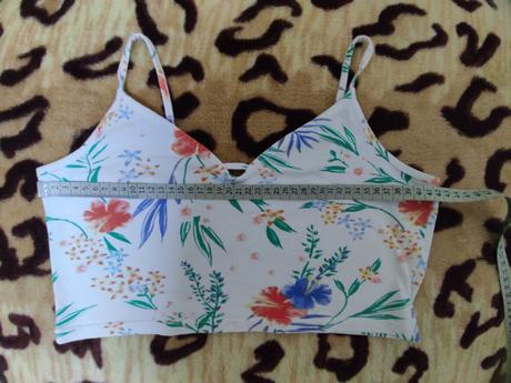 Biely kvetovaný top znacka calliope, vel.m, calliope,m