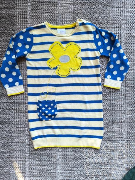 Svetrík, svetrové šaty, next,98