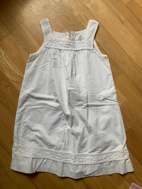 Biele šaty veľ. 122, next,122
