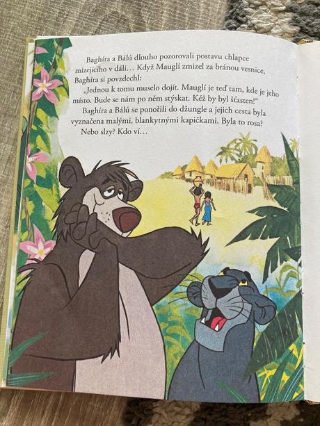 Kniha džunglí zlatá sbírka pohádek, 