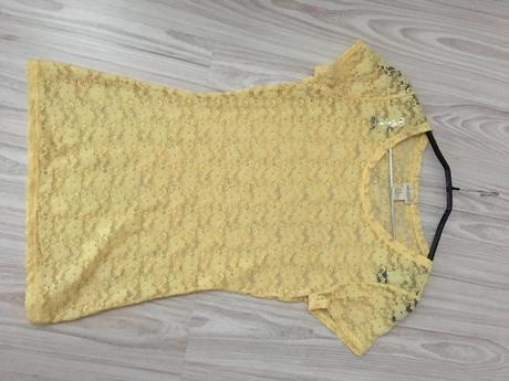 Čipkované tričko, h&m,xs