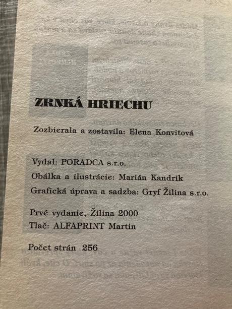 Zrnká hriechu a zrnká úsmevu (2000), 