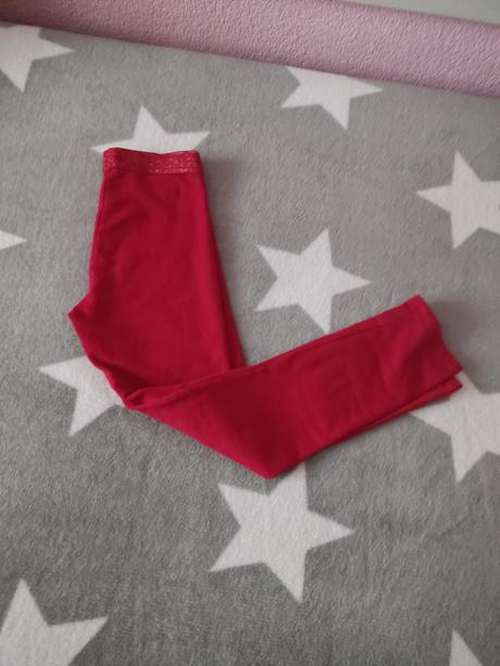 Legíny červene, h&m,146