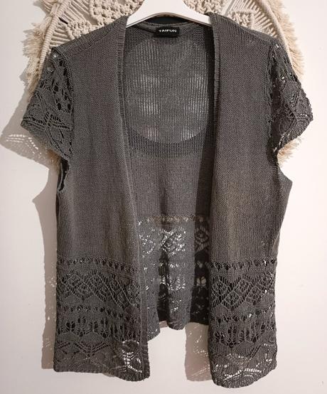 Svetrík s krátkym rukávom taifun, l