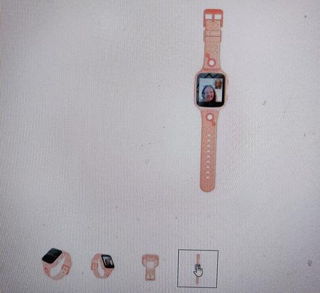 Carneo smart hodinky 4 g platinum ružové, 