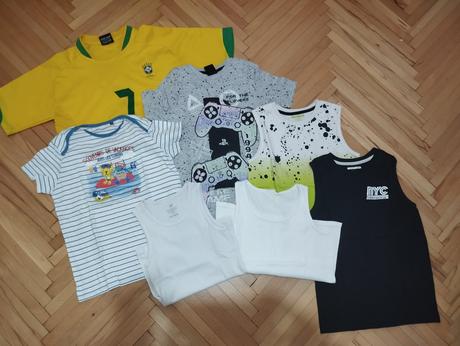 Balík oblečenia pre chlapca veľ.134,obuv 34., 122–134