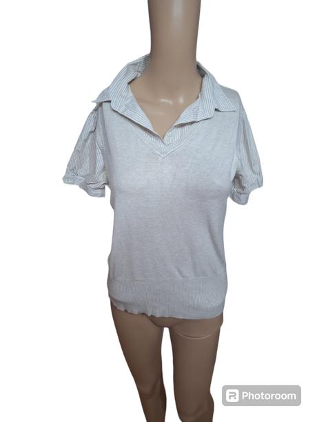 Dámska vestička s blúzkou 2v1, f&f,m