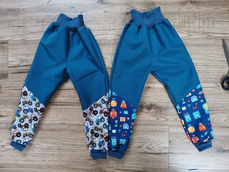 Softshellove nohavice, 92 - 128