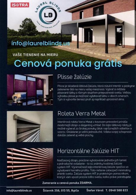 Interiérová tieniaca technika,