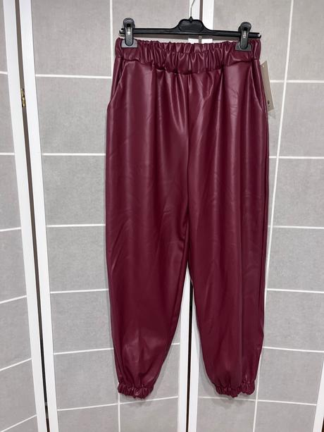 Dámske koženkové nohavice, l / m