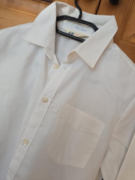 Biela košeľa, h&m,158