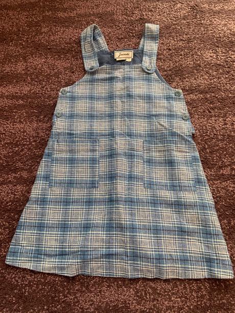 Flanelové šaty na traky, 122