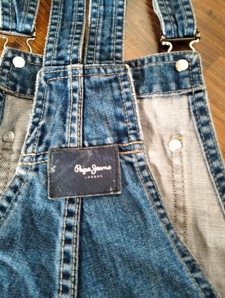Rifľové kraťasy na traky, pepe jeans,140