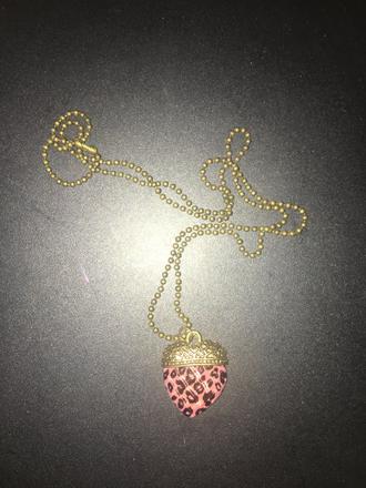 Prívesok srdiečko so zvieracím vzorom, 