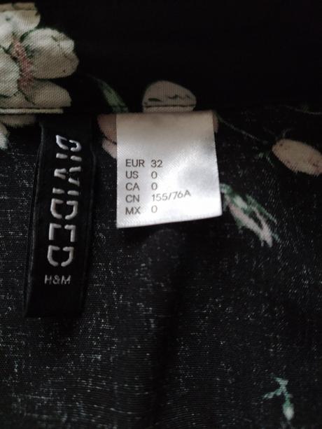 Kvetovana blúzka., h&m,xs