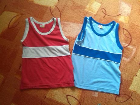 Trička bez rukávov, 110