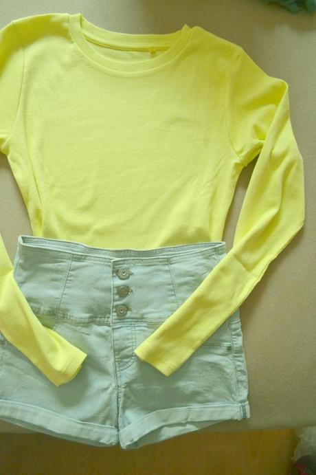 Elastické vrúbkované tričko s/m, only,m