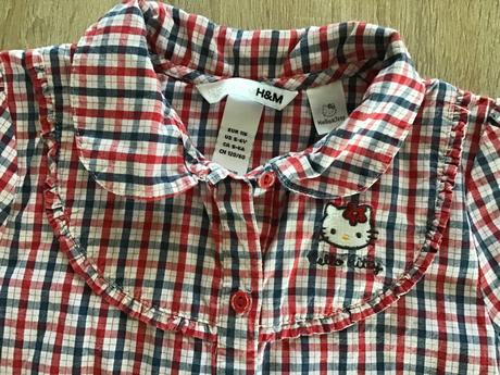 Blúzka hello kitty, veľ. 116, h&m,116