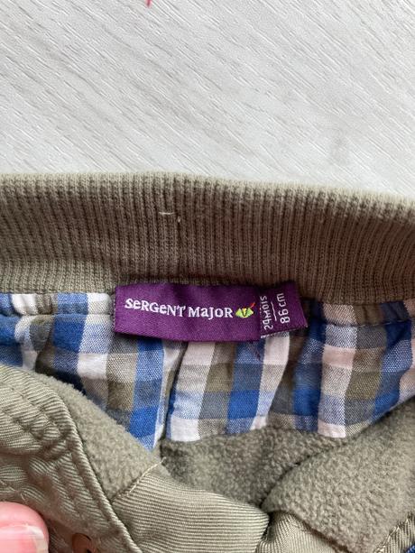 Nohavice teplé, sergent major,80