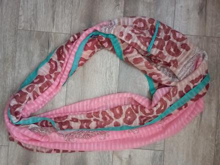 Pestrofarebná šatka/ tunel, xxl