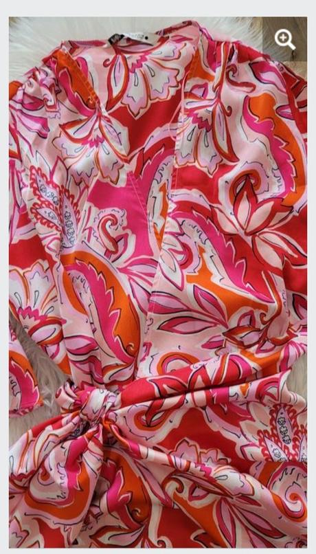 Satenové šaty zara, zara,m