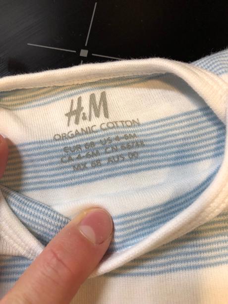 2x body krátky rukáv h&m 68, h&m,68