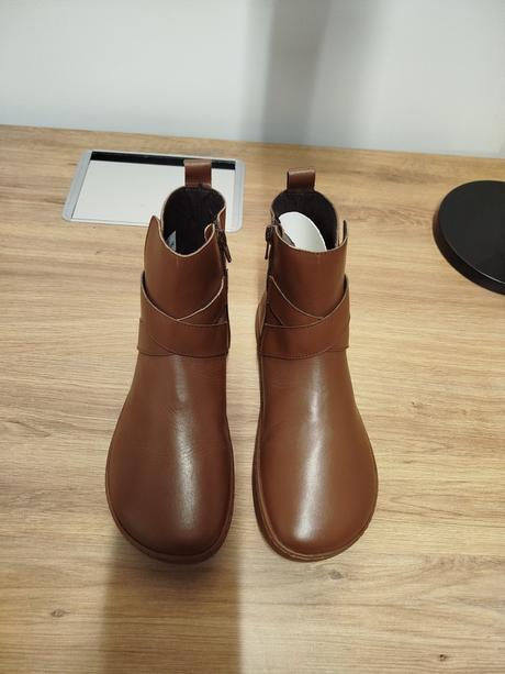 Shapen barefoot členkové čižmy divine brown, 37