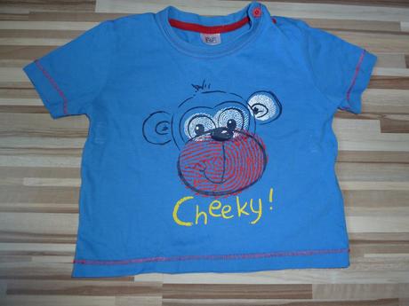 Modre tricko s opicou, f&f,86