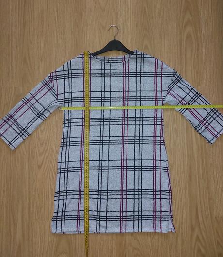 Prechodné káro šaty l, f&f,l