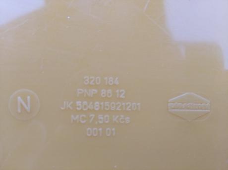 Retro košíček - žltý, 