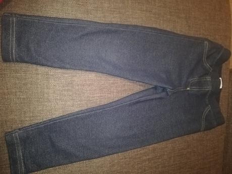 Legíny / tepláčky  (riflovy vzhľad) na 2-3r., f&f,86