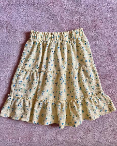 Kvietkovaná letná sukňa, f&f,34 / xs