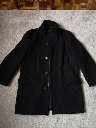 Elegantný vlnený kabát barbour, l