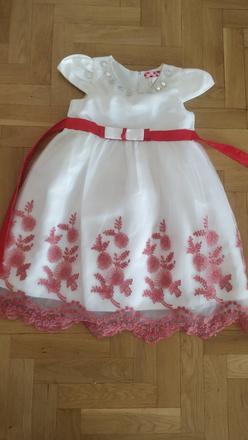 Dievcenske saty cca. 122/128, 128