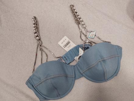 Krásna podprsenka s kamienkami, tezenis,80