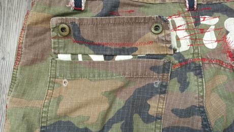 Maskáčové 3/4 kraťasy, m