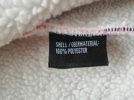 Ružová flísová bunda s kožušinou v176, 176