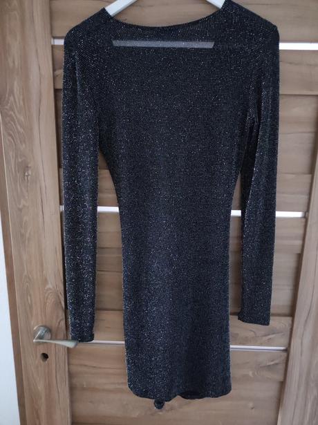 Večerné trblietavé šaty s/m, s