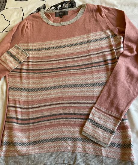 Mäkký vzorový pulóver zn. next v. 46, next,46