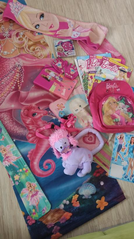 Sada vecí a doplnkov pre milovníčky barbie,