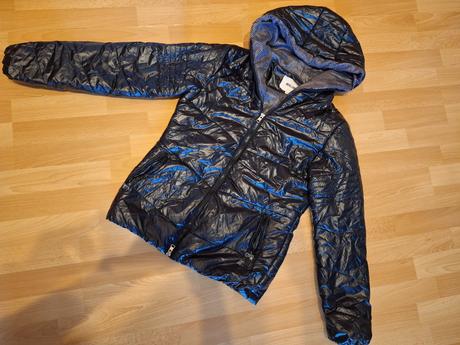 Cierna leskla bunda m, gate,m