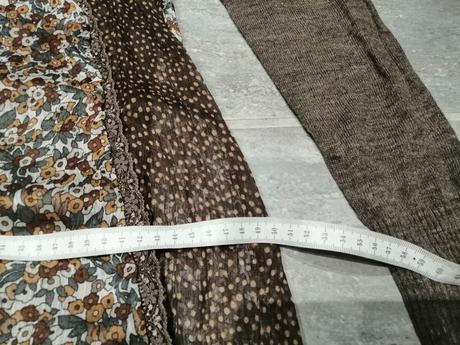 Nežné šaty,zemité tóny juta age,vs vlna,hodváb, s