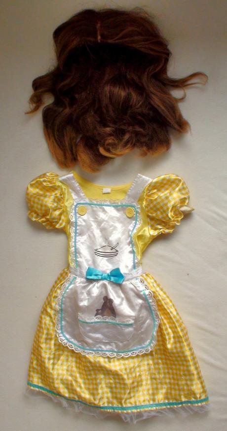 - zlatovláska komplet kostým veľ.110-116, 