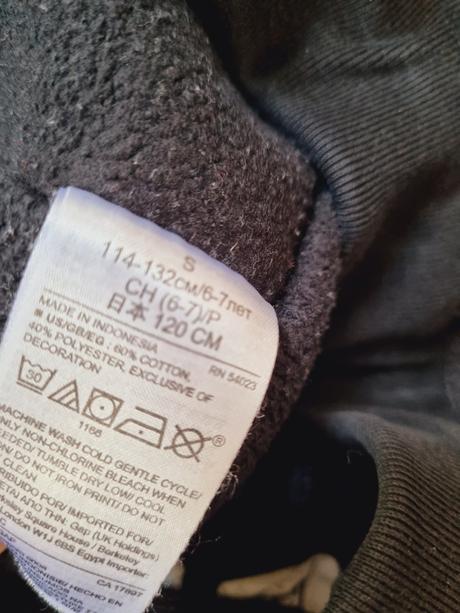 B1477 tepláky, gap, gap,122