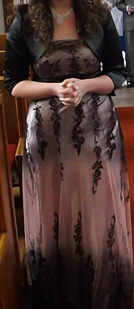 Dlhé spoločenské šaty, veľkosť 42, m