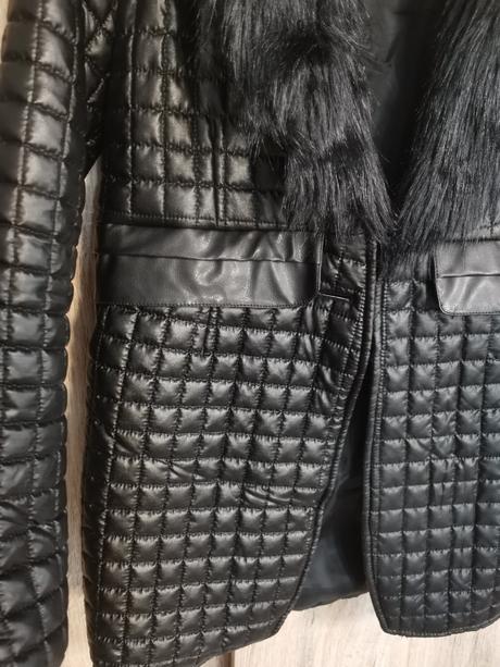 Kabát koženkový, m